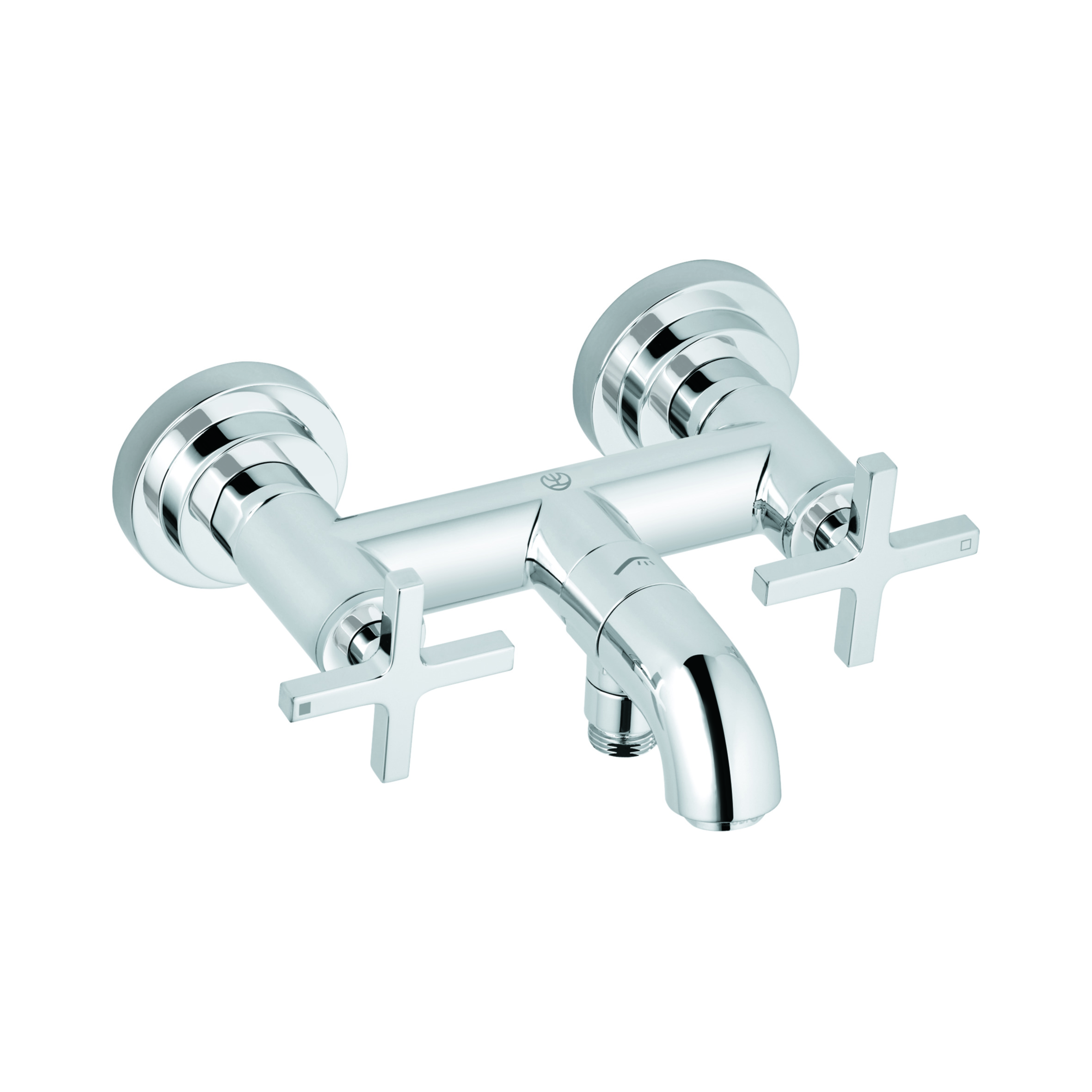 Kludi Nova Fonte Classic bateria wannowo-prysznicowa ścienny chrom 205400520