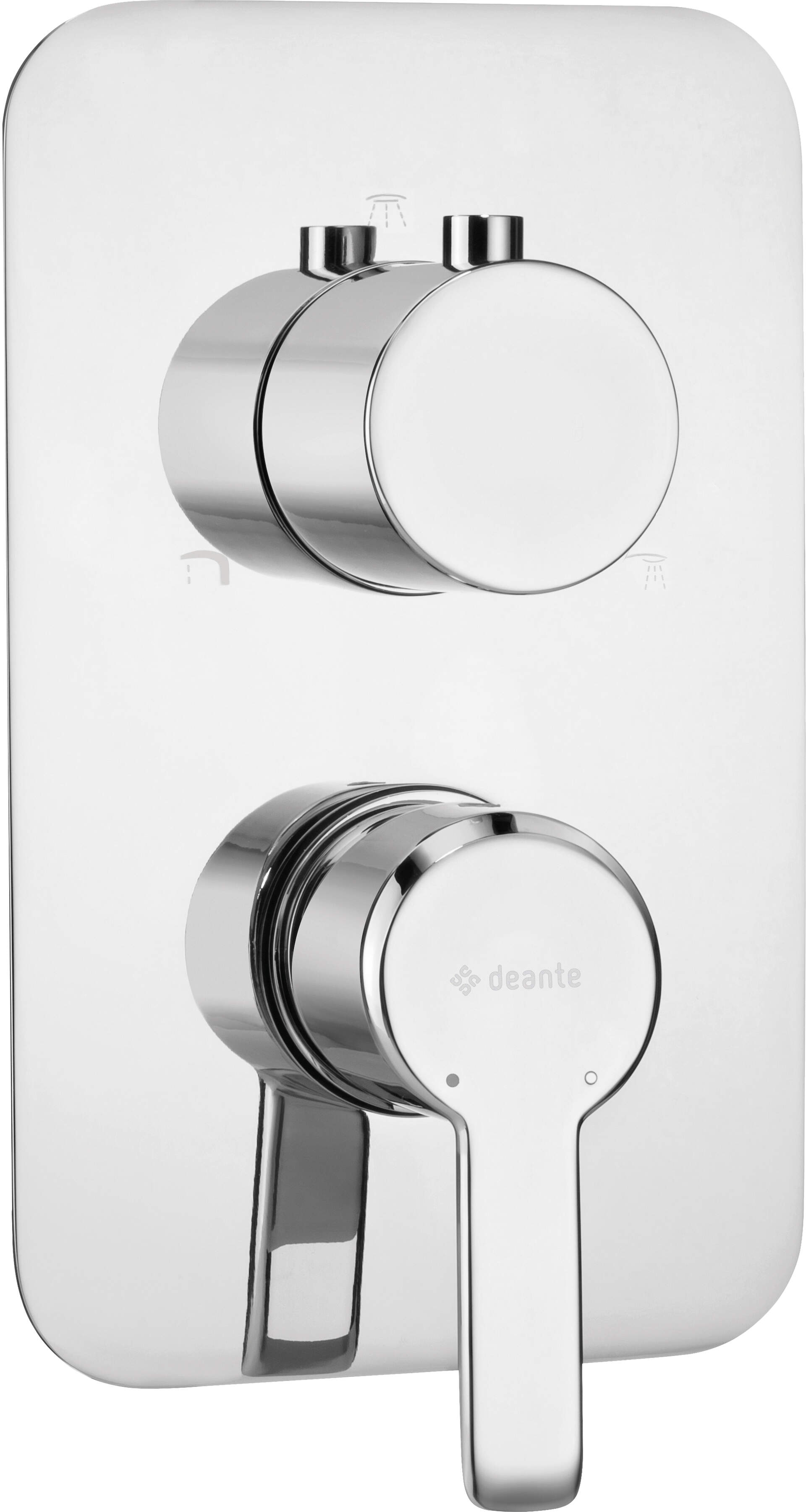 Deante Arnika bateria wannowo-prysznicowa podtynkowa chrom BXY0QAM