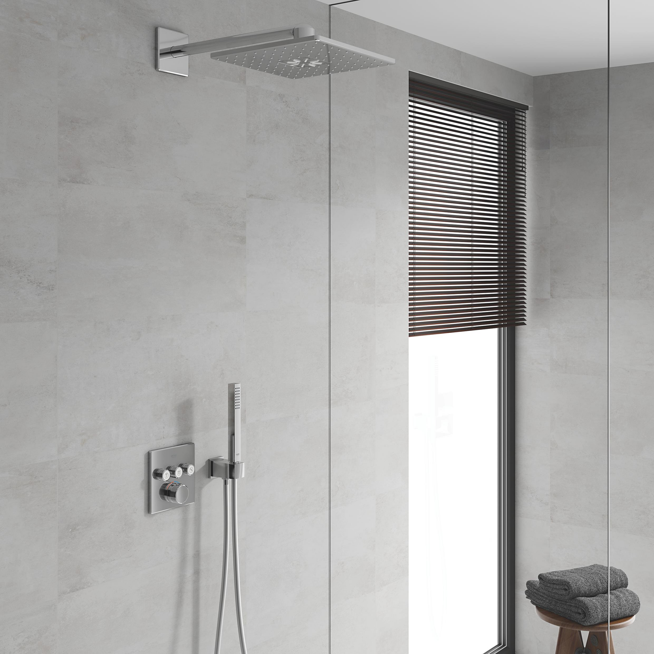 Grohe SmartControl bateria wannowo-prysznicowa podtynkowa StarLight Chrome 29149000