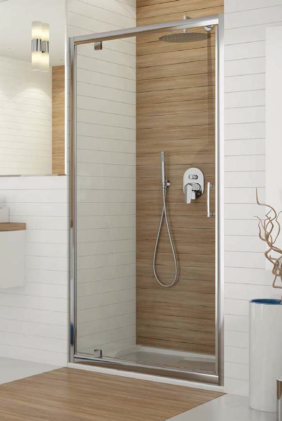 Sanplast TX drzwi skrzydłowe 100 cm DJ/TX5b-100 srebrny mat/szkło przezroczyste 600-271-1060-39-401