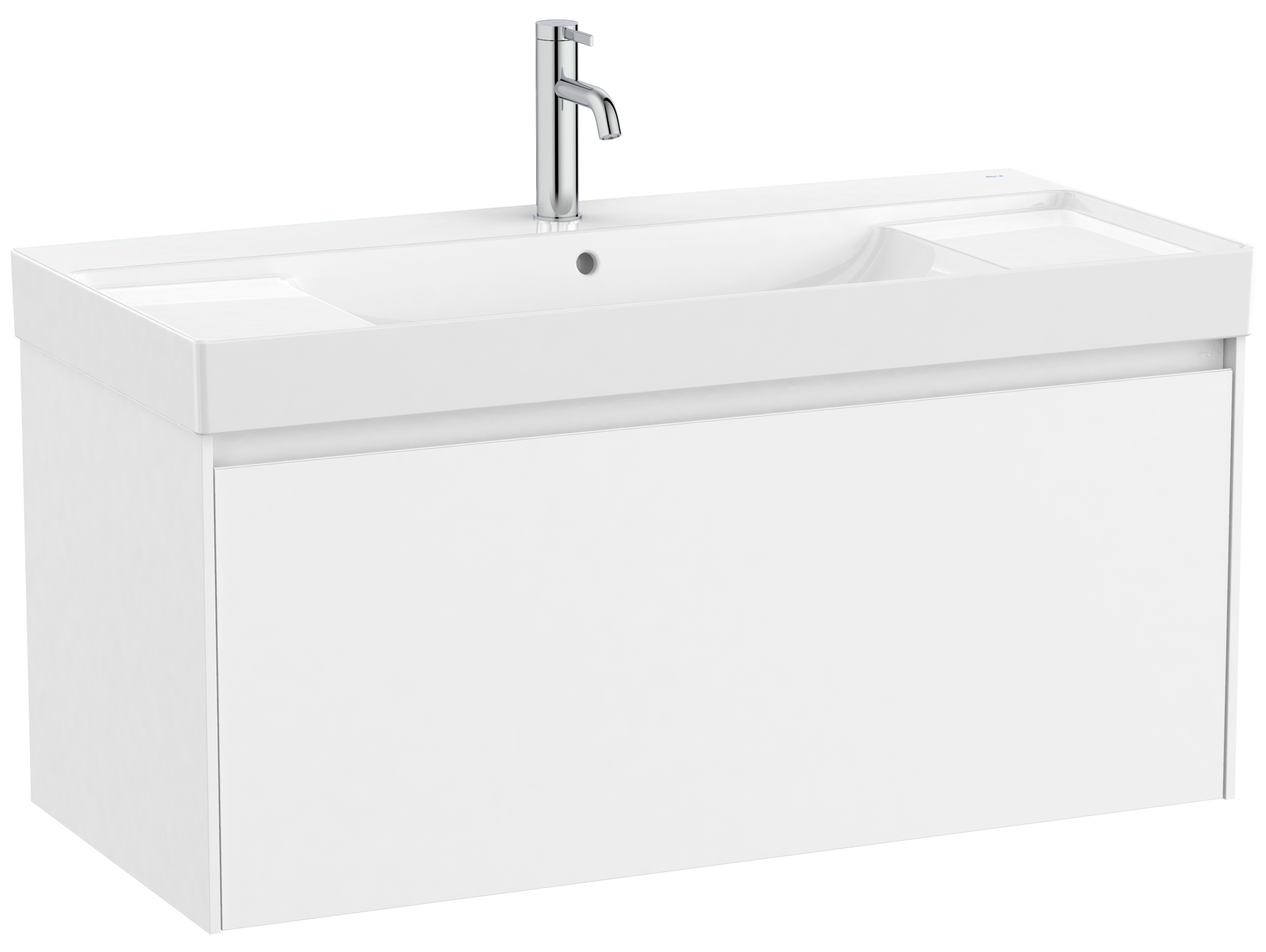 Roca Ona Unik umywalka z szafką 100 cm biały mat A851686509