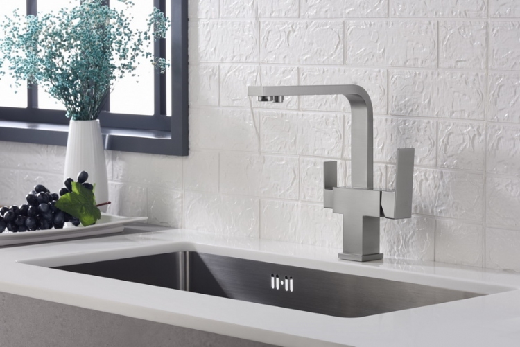 Blue Water Taupo bateria kuchenna z podłączeniem wody filtrowanej stal - Wysyłka w 24h