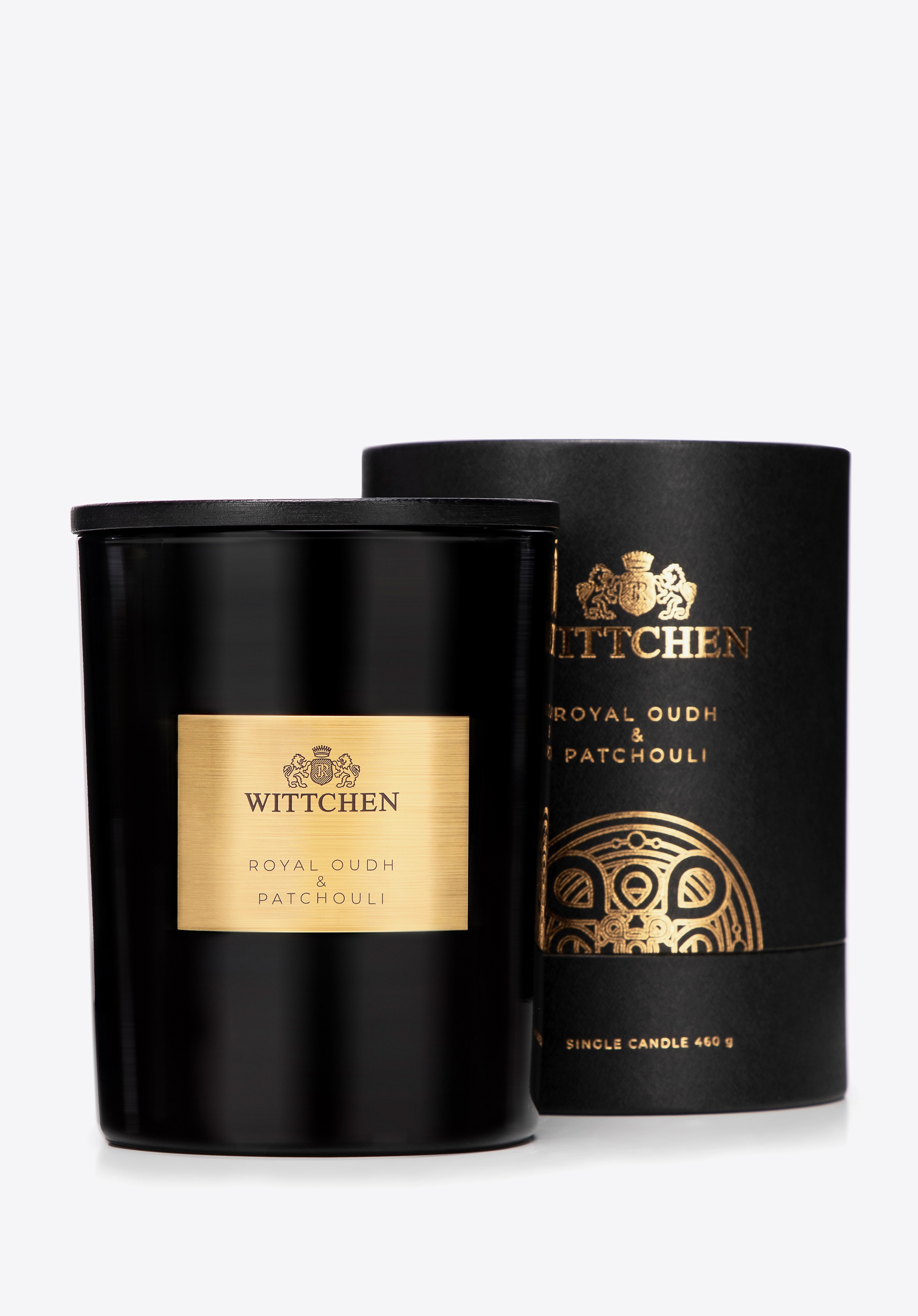 Świeca sojowa z podwójnym knotem duża Royal Oudh & Patchouli