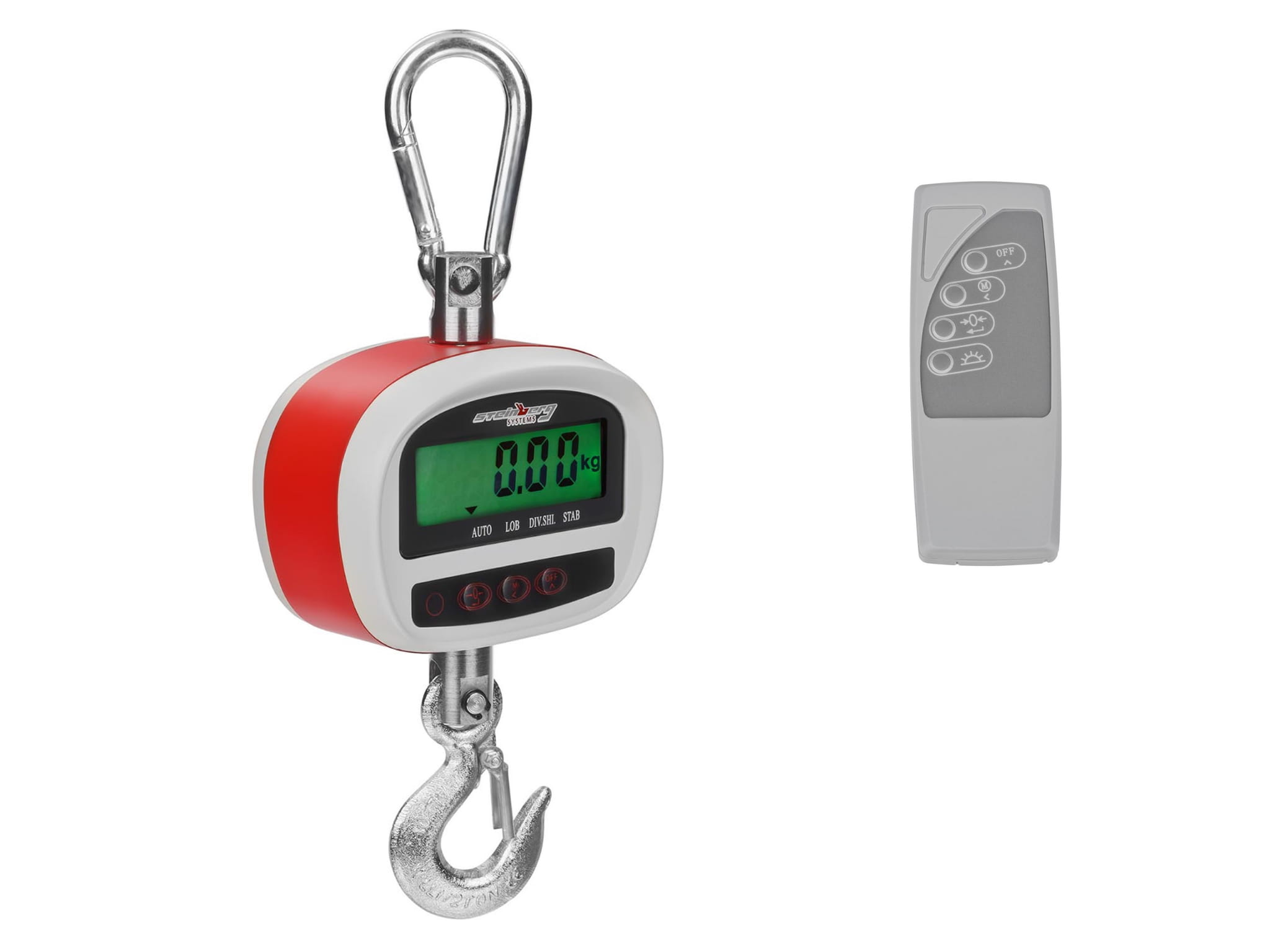 Waga hakowa 300kg, wyświetlacz LCD + pilot