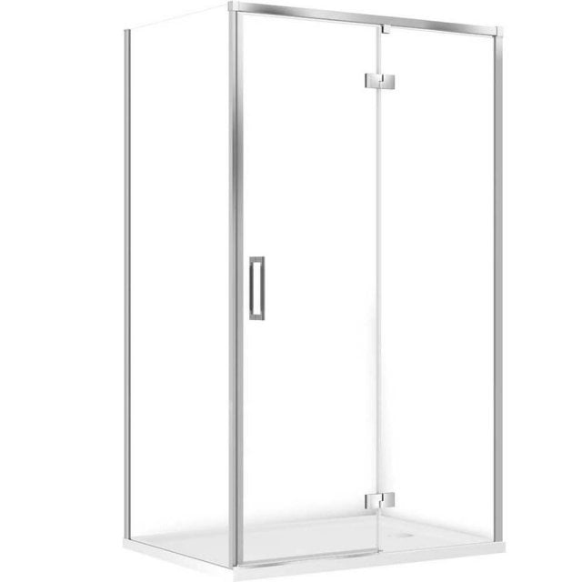 CERSANIT Kabina prysznicowa LARGA prawa chrom 120x90 z brodzikiem TAK