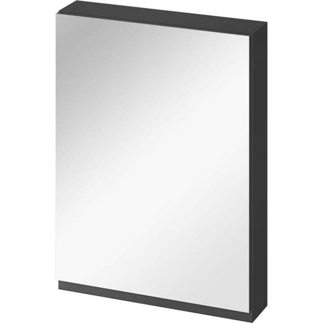 CERSANIT Szafka łazienkowa MODUO 60 wisząca z lustrem antracytowa S59