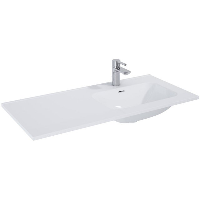 ELITA Umywalka pojedyncza meblowa SKAPPA 100 prawa (60+40), ceram whi