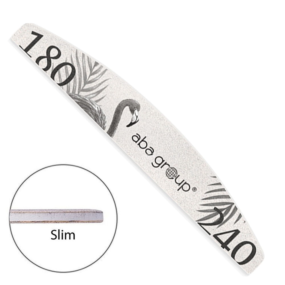 Pilnik Aba Group półksiężyc łódka Szary Slim 180/240 1 szt