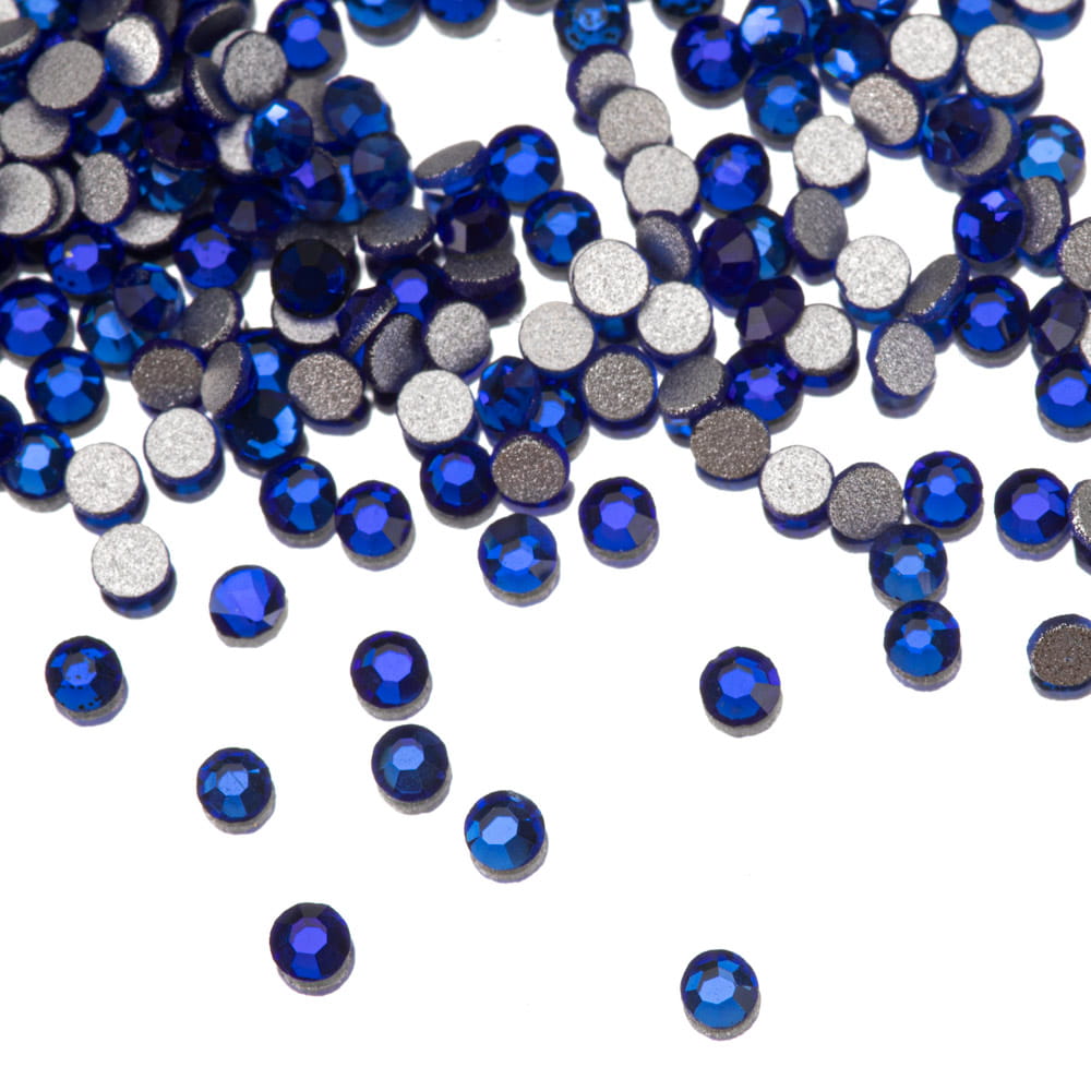Cyrkonie do paznokci szklane SS5 Saphire ok.1440 szt paczka