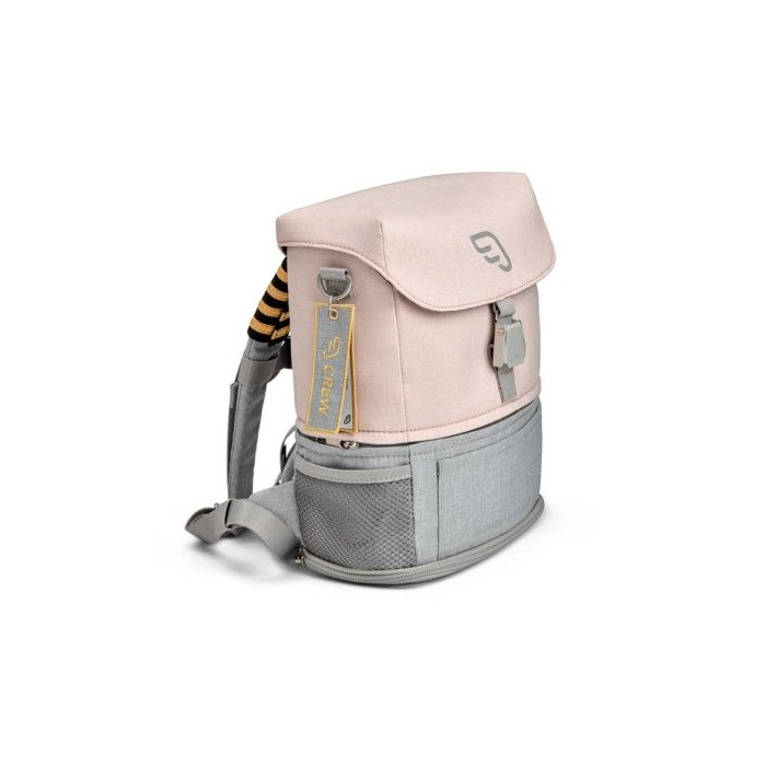 Stokke JetKids Crew BackPack - powiększany plecak dla dzieci-Pink Lemonade