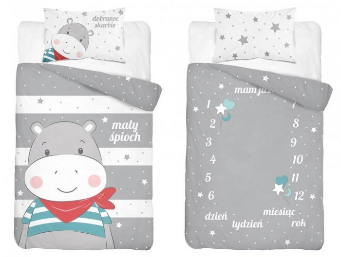 Pościel dziecięca bambusowa do łóżeczka 100x135 wz. 3530 B