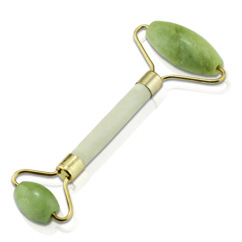 GUA SHA wałek jadeit do masażu twarzy