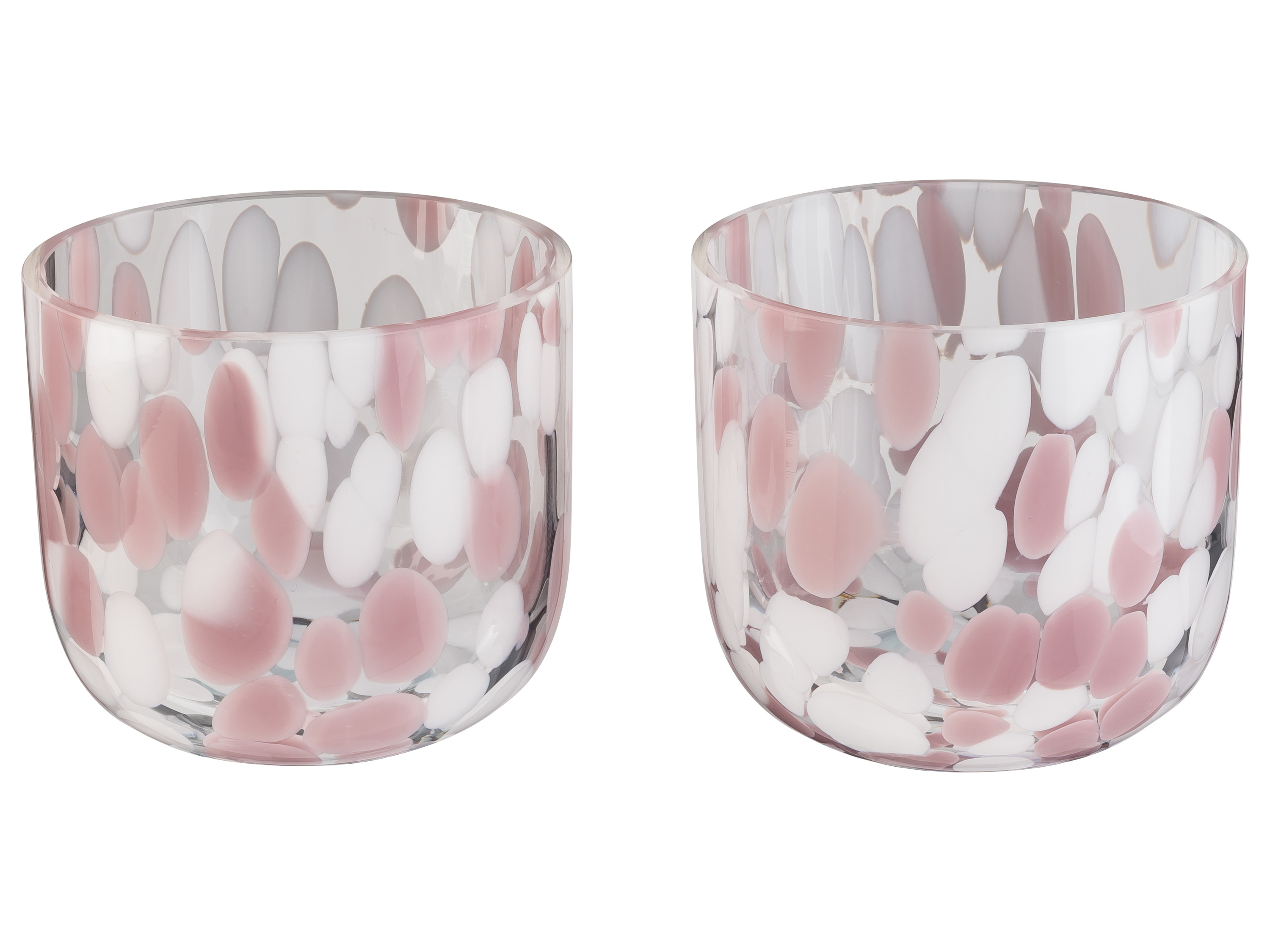 Livarno home Zestaw 2 świeczników do podgrzewaczy Kształt litery U/różowy