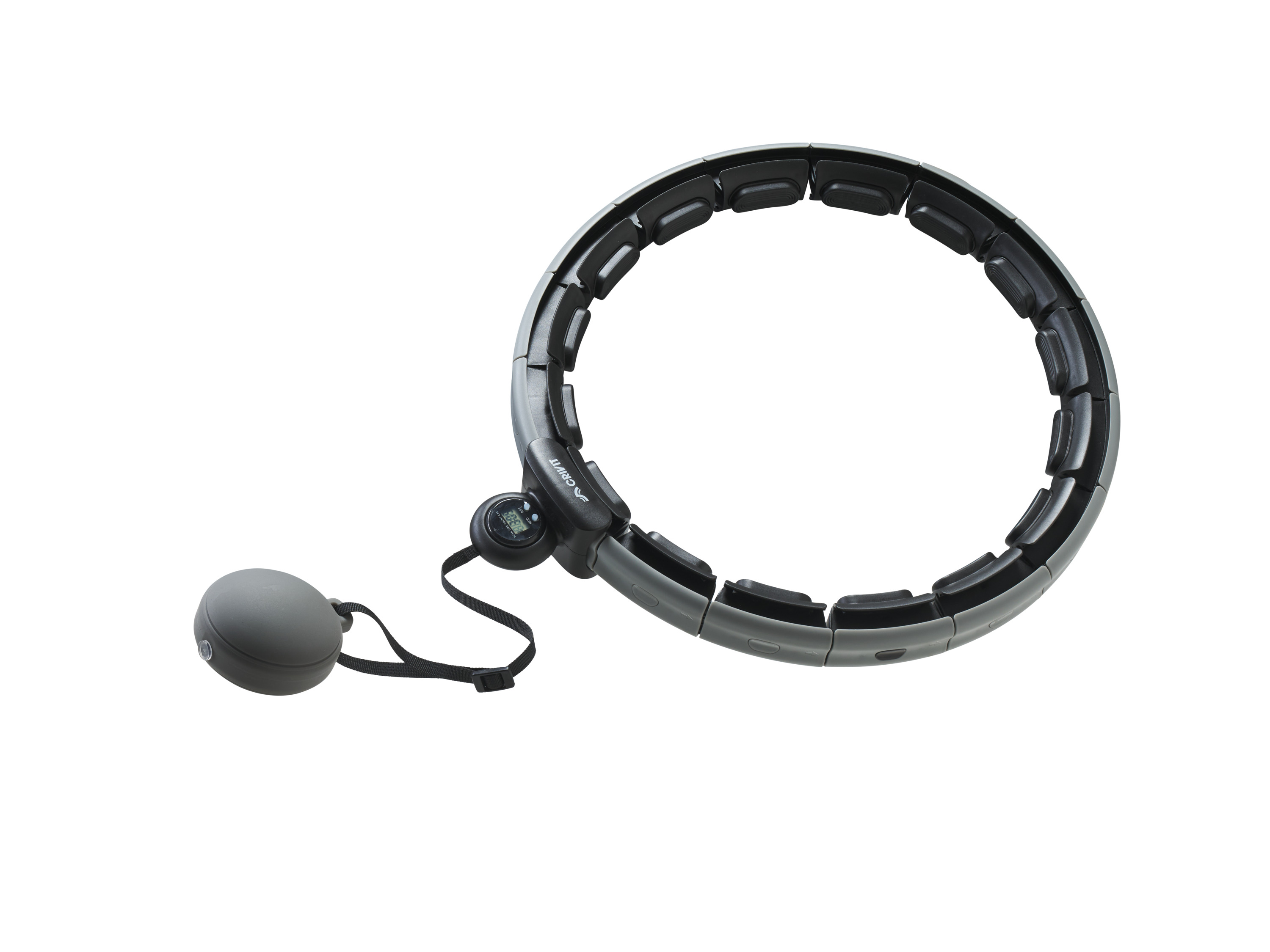 Crivit Hula-Hoop z obciążnikiem Szary