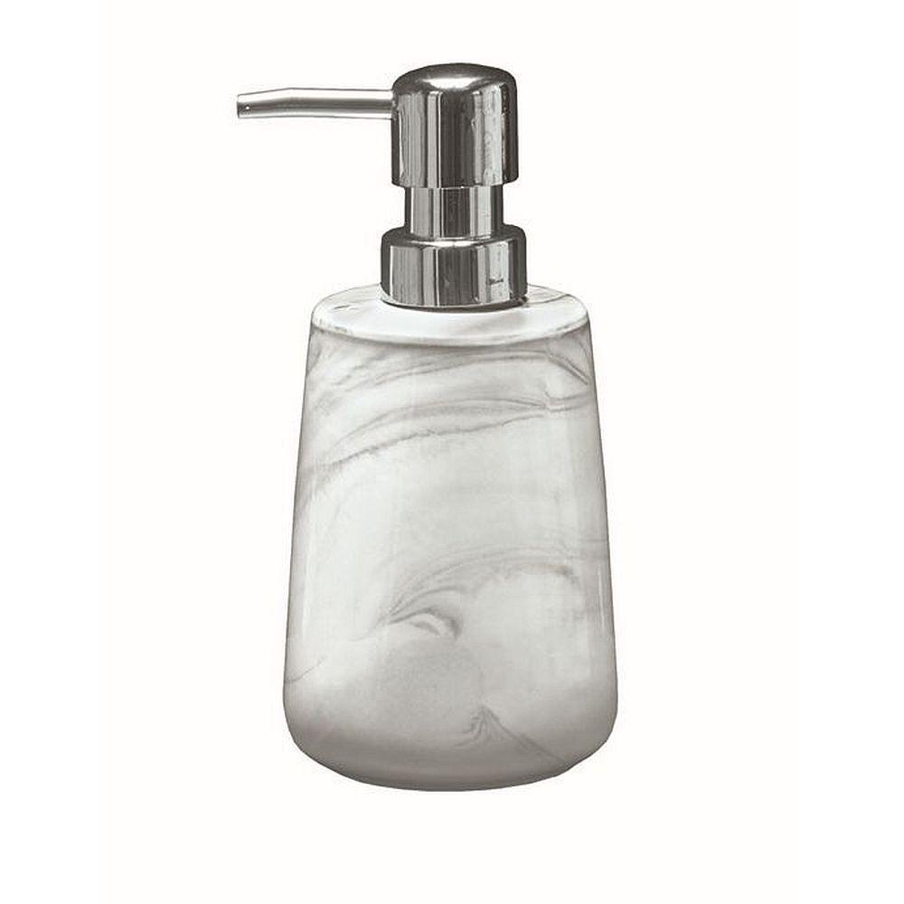 Darmowa Dostawa - Dozownik do mydła 350 ml biały Kleine Wolke Marble 5854901854