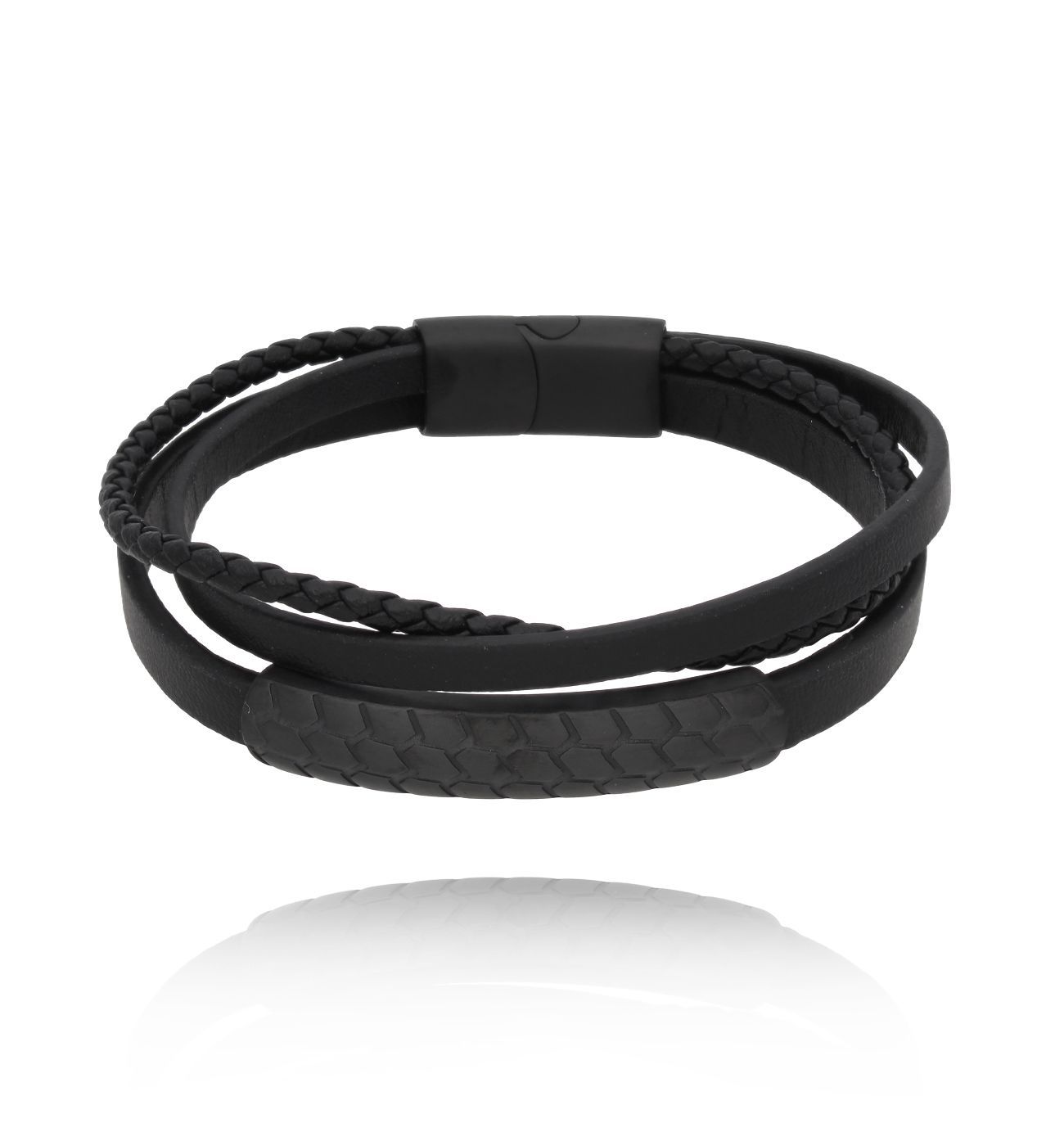 Bransoletka męska skórzana Esteban 39 - By Dziubeka