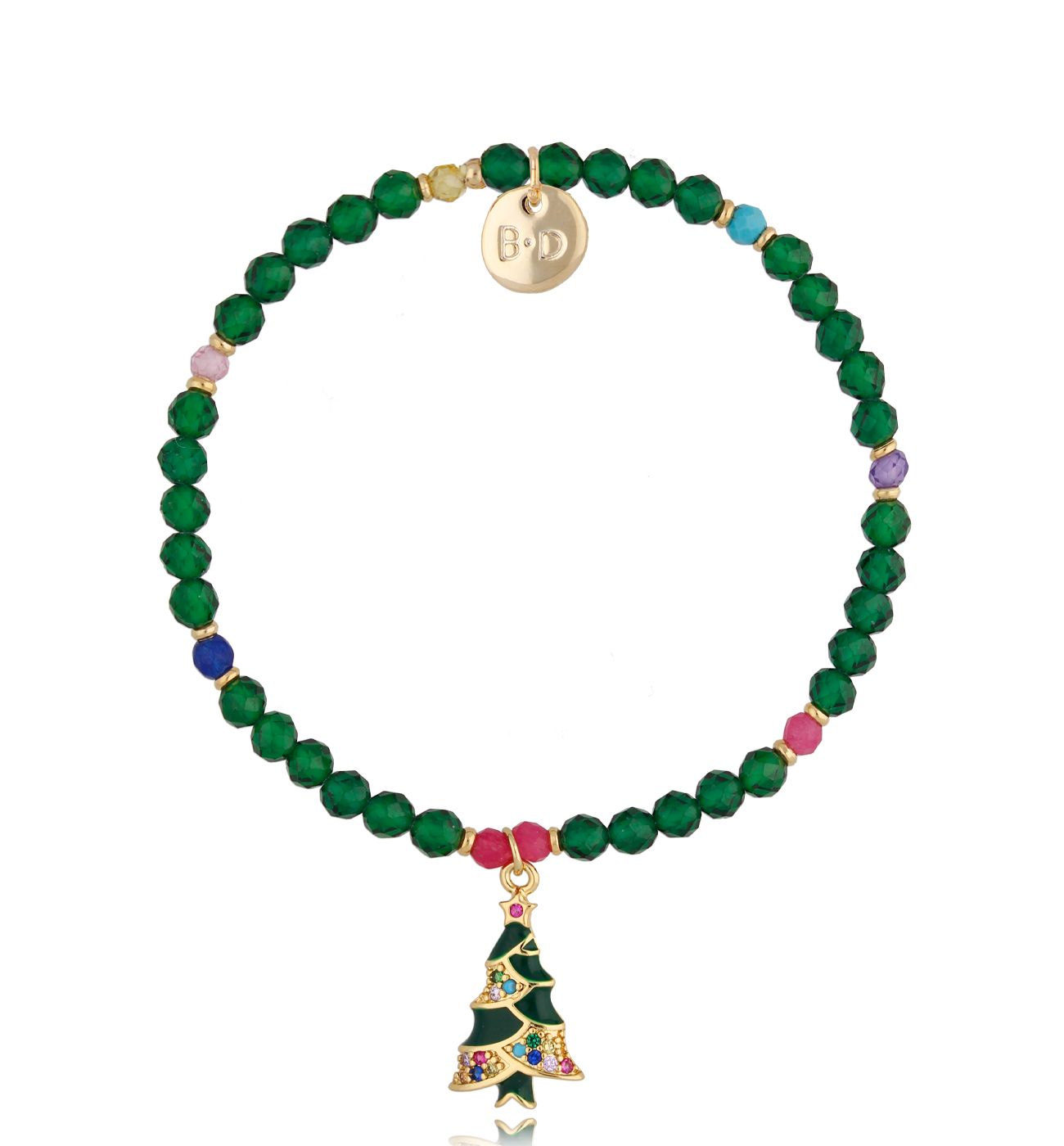 Bransoletka świąteczna z choinką From Santa BTW1305