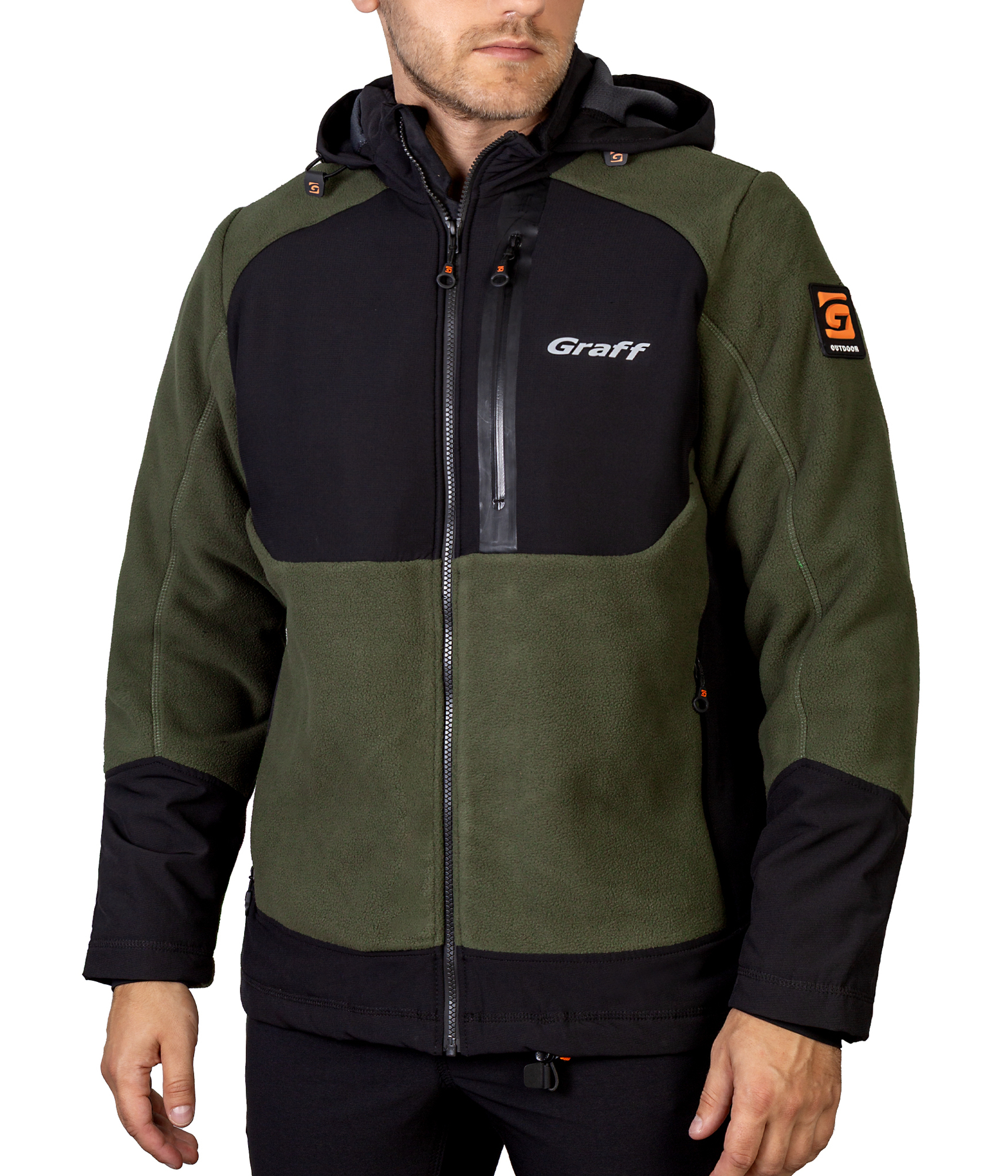 Graff Bluza Ocieplana / Polarowa Waterstop Zielona 562WS