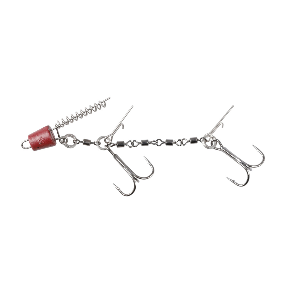 Mikado dozbrojka z krętlików Jaws Double Evo Stringer XL 30kg 2/0