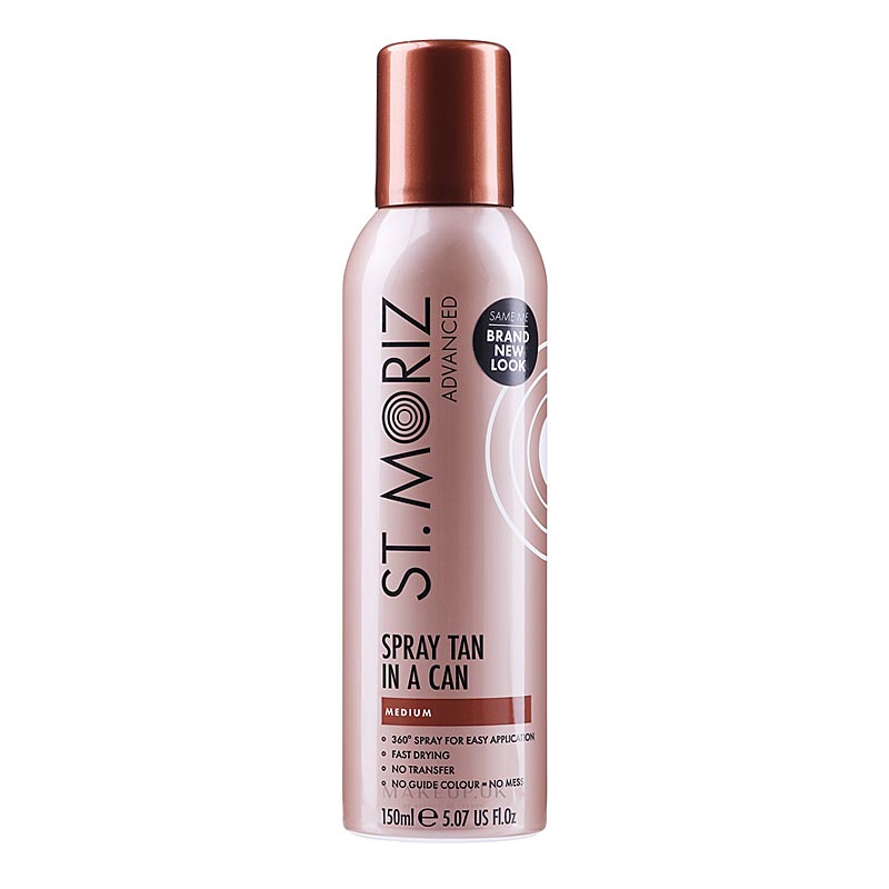 St. Moriz Bezbarwny samoopalacz w spayu nadający średnią opalenizną, 150 ml