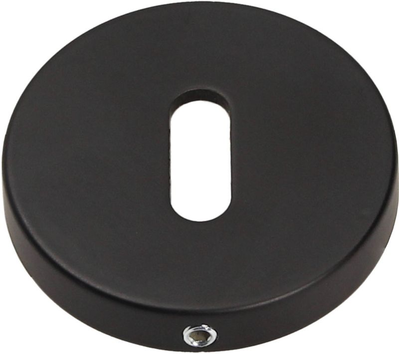 Szyld drzwiowy Gamet Organic dolny na klucz czarny super mat