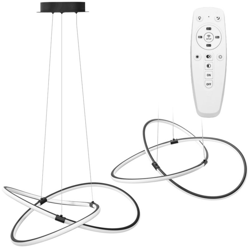 Lampa Sufitowa Wisząca Toolight App1193-Cp Czarny