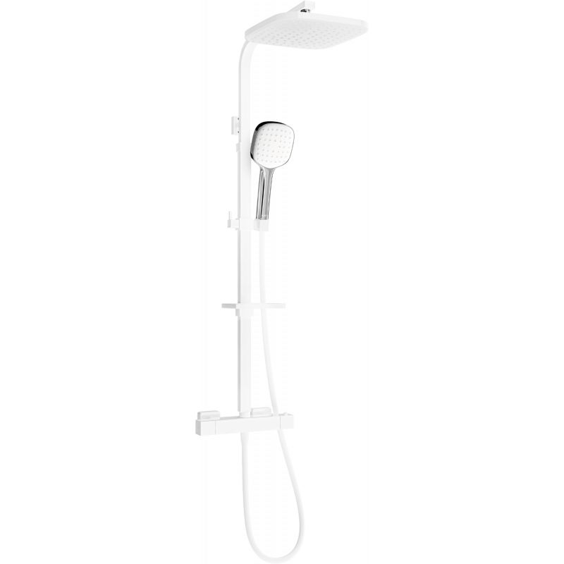 Zestaw natynkowy prysznicowy Mexen Cube chrom/biały 1 szt.