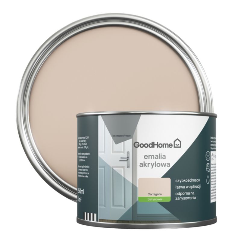 Emalia akrylowa plamoodporna GoodHome cartagena 0,25 l