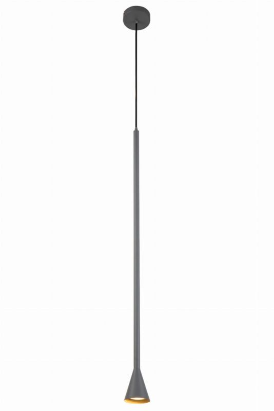 Lampa sufitowa wisząca Candellux Tucson szaro-czarna wym: 200 x 10 x 10 cm 1xGU10 x 40W 1 szt.