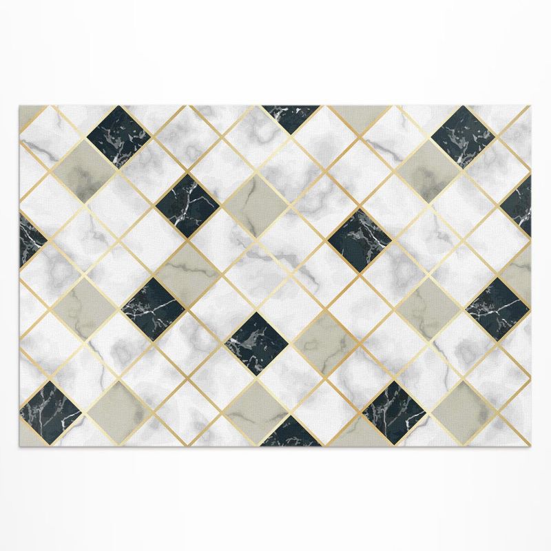 Winylowy Chodnik Zewnętrzny Wallfluent 100x150 cm Piękny marmur 1 szt.