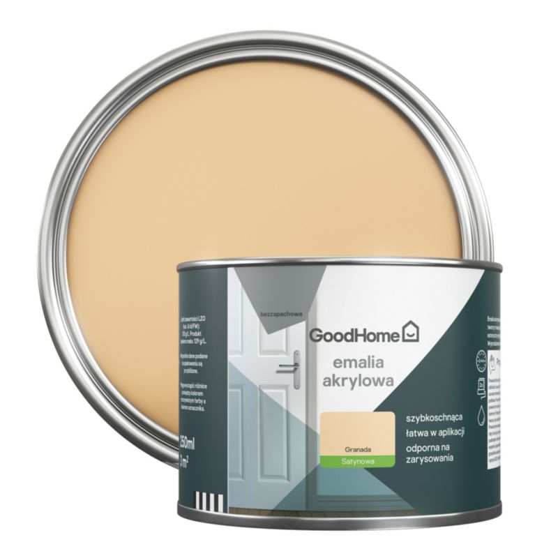 Emalia akrylowa plamoodporna GoodHome granada 0,25 l