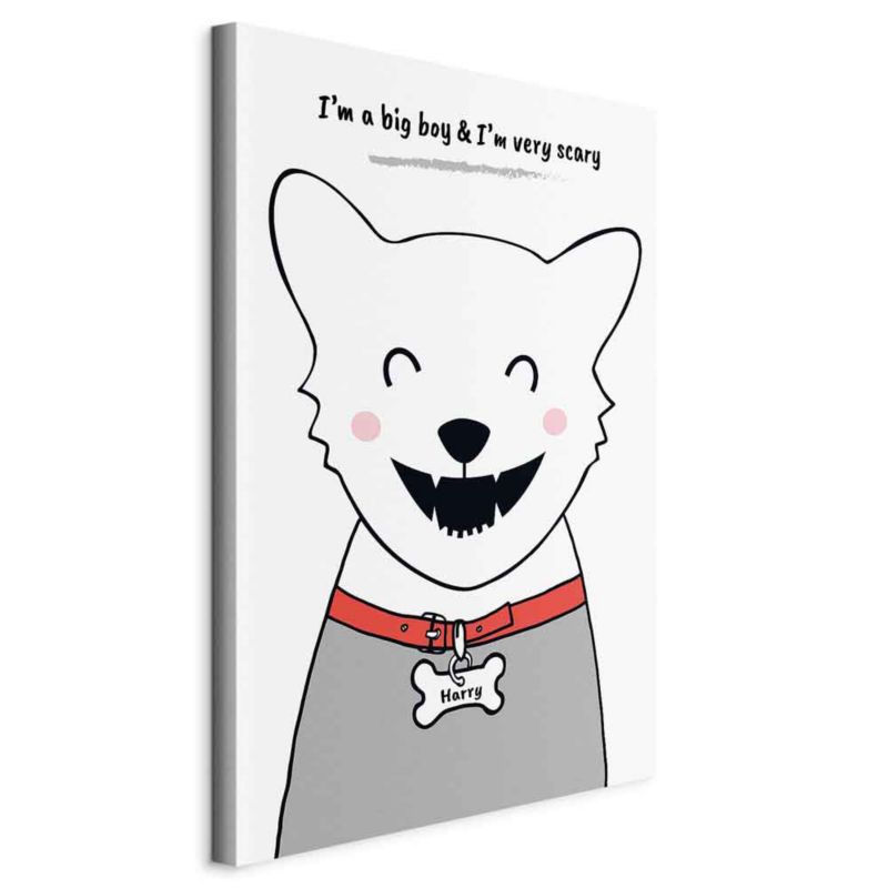 Obraz Artgeist Piesek Harry 40 x 60 cm płótno włoskie 1 szt