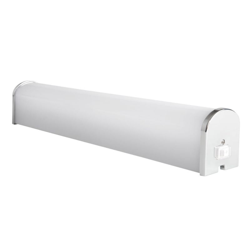 Kinkiet ścienny Kanlux Rolso biały chromowany LED 15W 4000K 1080lm IP44 wym: 5 x 60 x 7 cm - 1 szt.