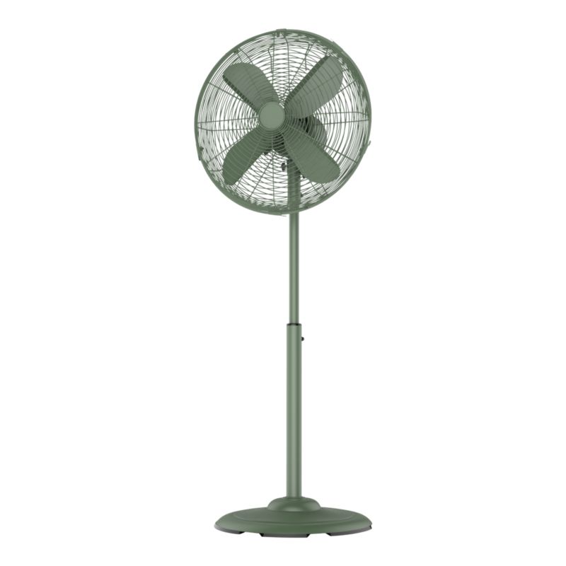 Wentylator stojący 40 cm metalowy zielony