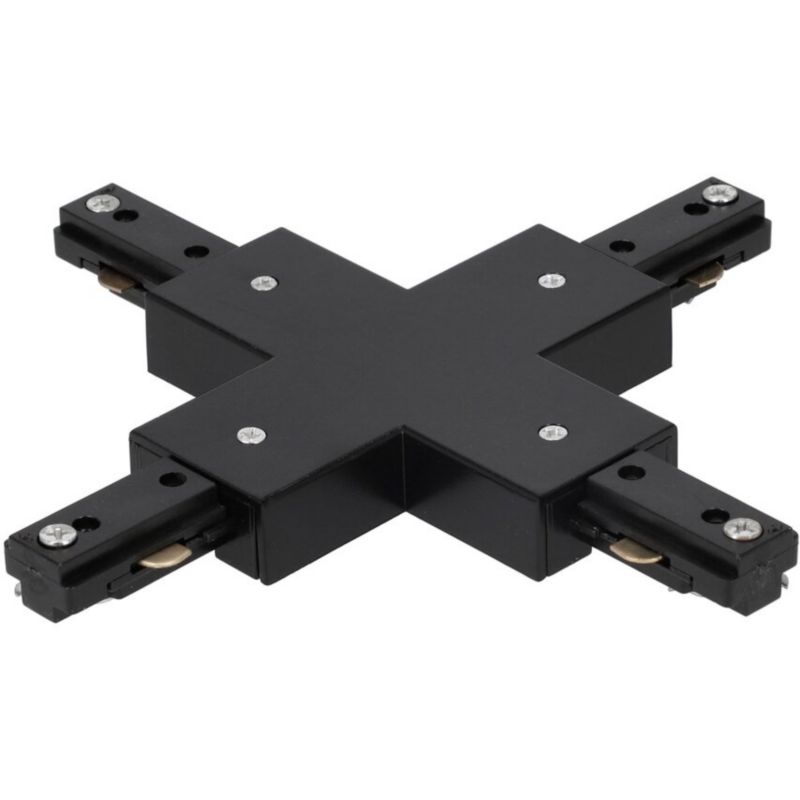 Łącznik X do szyny Edo Meva Pro X Connector Black, czarny EDO777528 1 szt.
