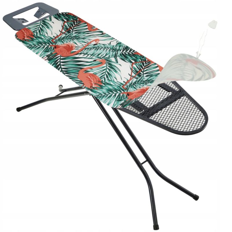 Pokrowiec KADAX na deskę do prasowania 132x48cm naciągany, flamingi, 1 szt.