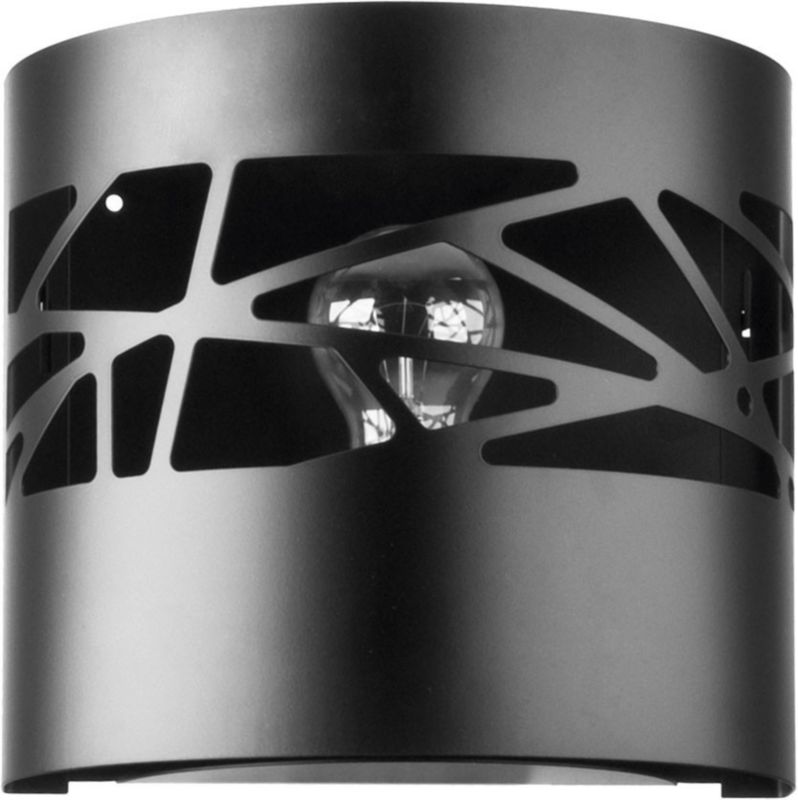 Kinkiet ścienny Sigma Lighting Moduł Frez czarny styl nowoczesny 1 x E27 x IP20 wym: 20 x 22 x 12,5 cm - 1 szt.