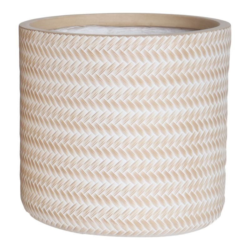 Donica Verve glina 30 cm rattan