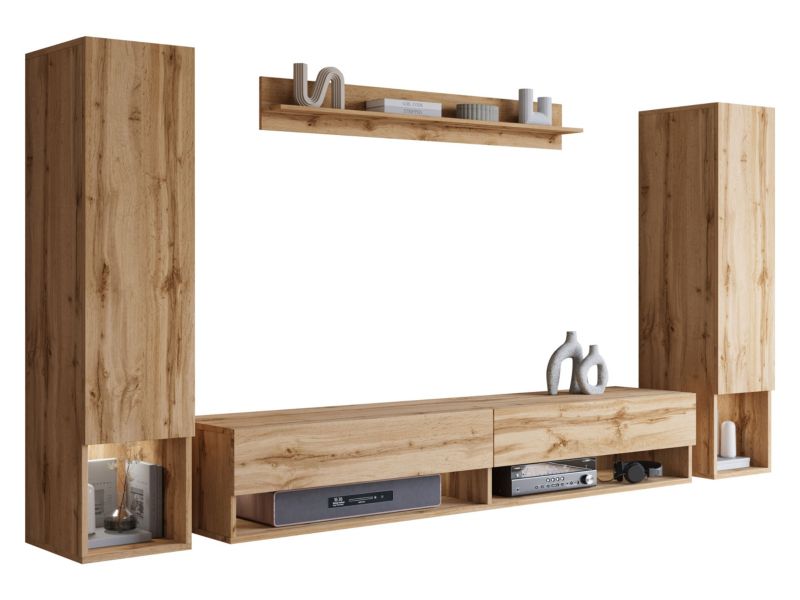 Meblościanka MIRJAN 24 Amadeo II z oświetleniem LED wotan 1 kpl.