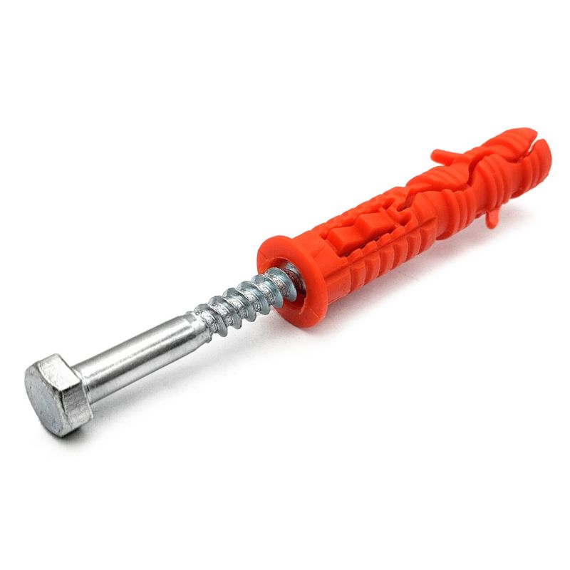 Kołki rozporowe Lun Fix 12x60 z wkrętem z łbem sześciokątnym 8x100 50 szt.