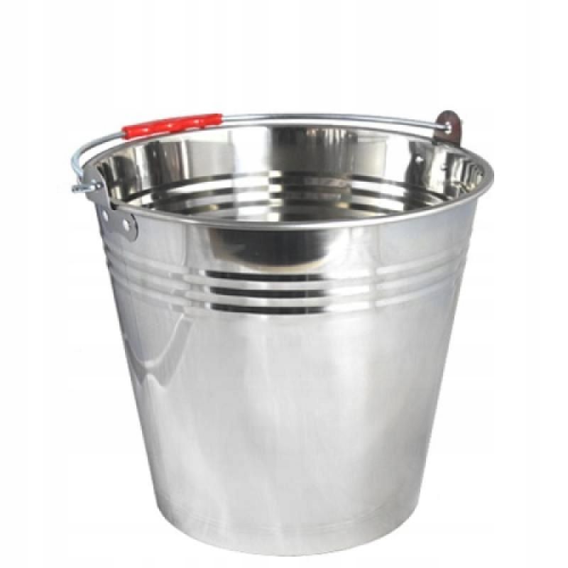 Wiadro KADAX Stalowe Przemysłowe Rączka 14L metal 1szt.