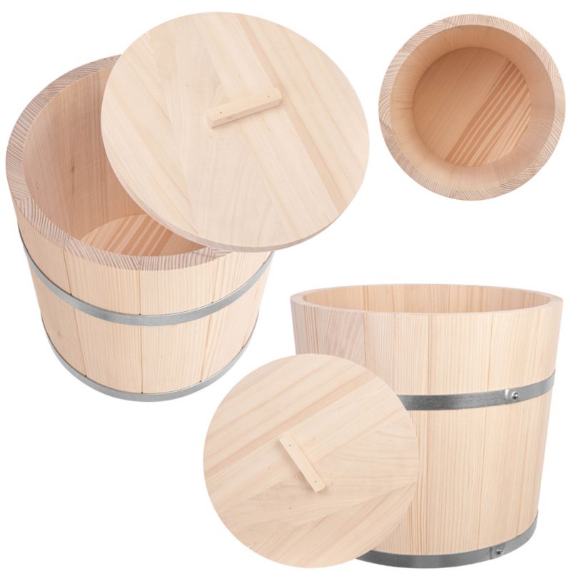 Beczka drewniana do kiszenia KADAX 25 l, 1 szt.