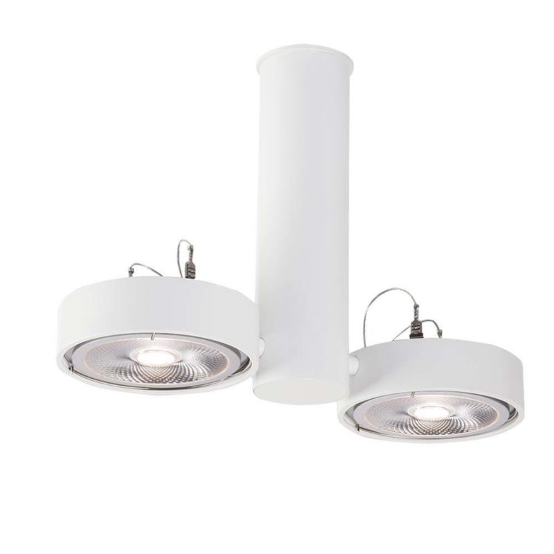 Reflektor spot Shilo Natori biały tuba 2 x GU10 x 18W IP20 wym: 26,5 x 32 x 12 cm - 1 szt.