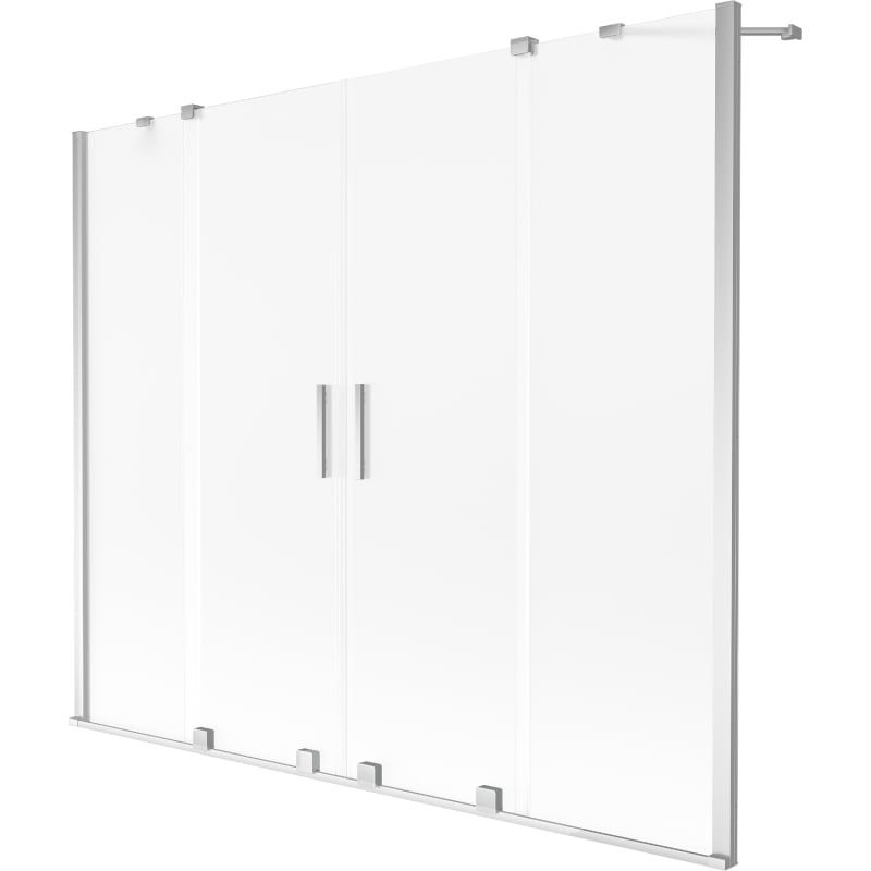 Parawan nawannowy 2-skrzydłowy Mexen Velar szron 190x150 cm 1 szt.