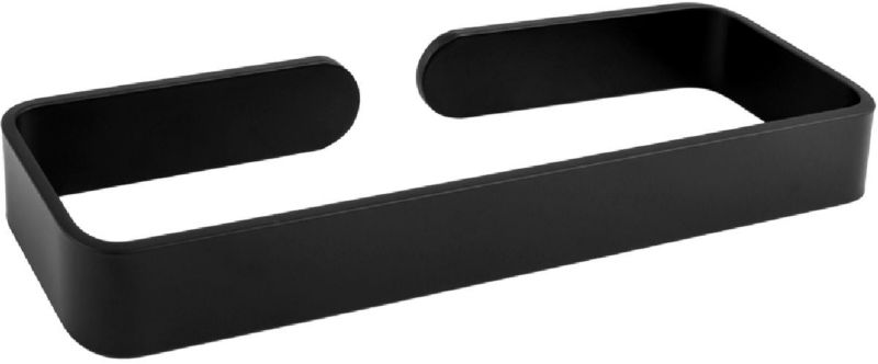 Wieszak na ręcznik AWD Interior bez wiercenia czarny mat aluminium 25,3x7,3 cm 1 szt.