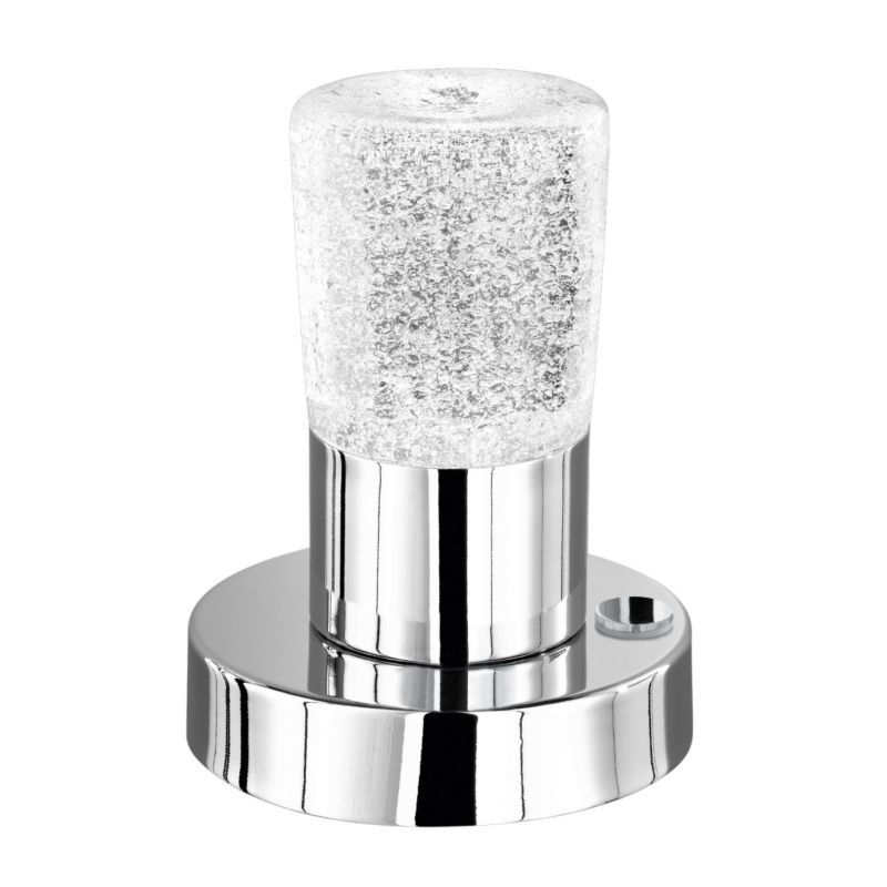 Lampa stołowa Trio Cristo chromowana przezroczysty LED 4.3W 3000K 430lm IP20 wym: 14.5 x 11 x 11 cm szkło - 1 szt.