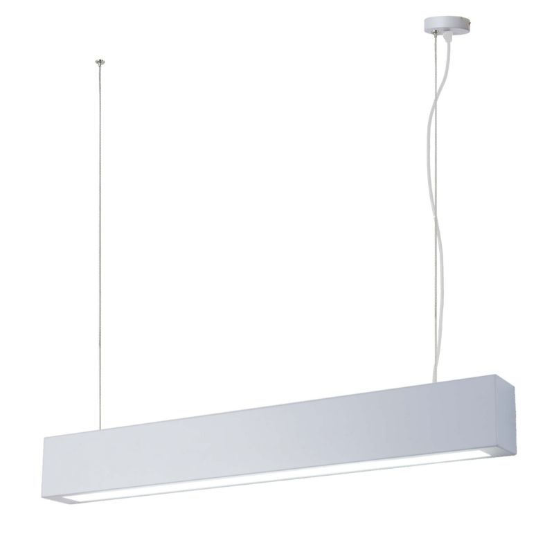 Lampa wisząca Light Prestige Ibros 9112 biała szerokość 63 cm wbudowany LED 18W 1 szt.