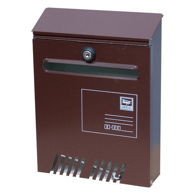 Skrzynka na listy SP brązowa