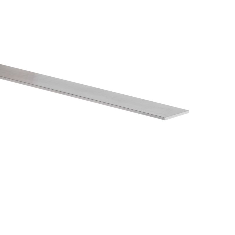 Płaskownik aluminiowy gładki 2600 x 25 x 2 mm kolor naturalny