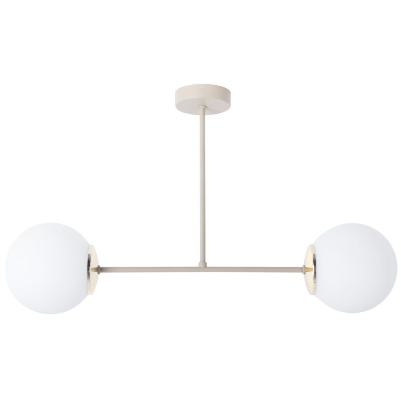 Lampa sufitowa wisząca Light Home LH Siena 2x E14 kaszmirowy/złoty 1szt.